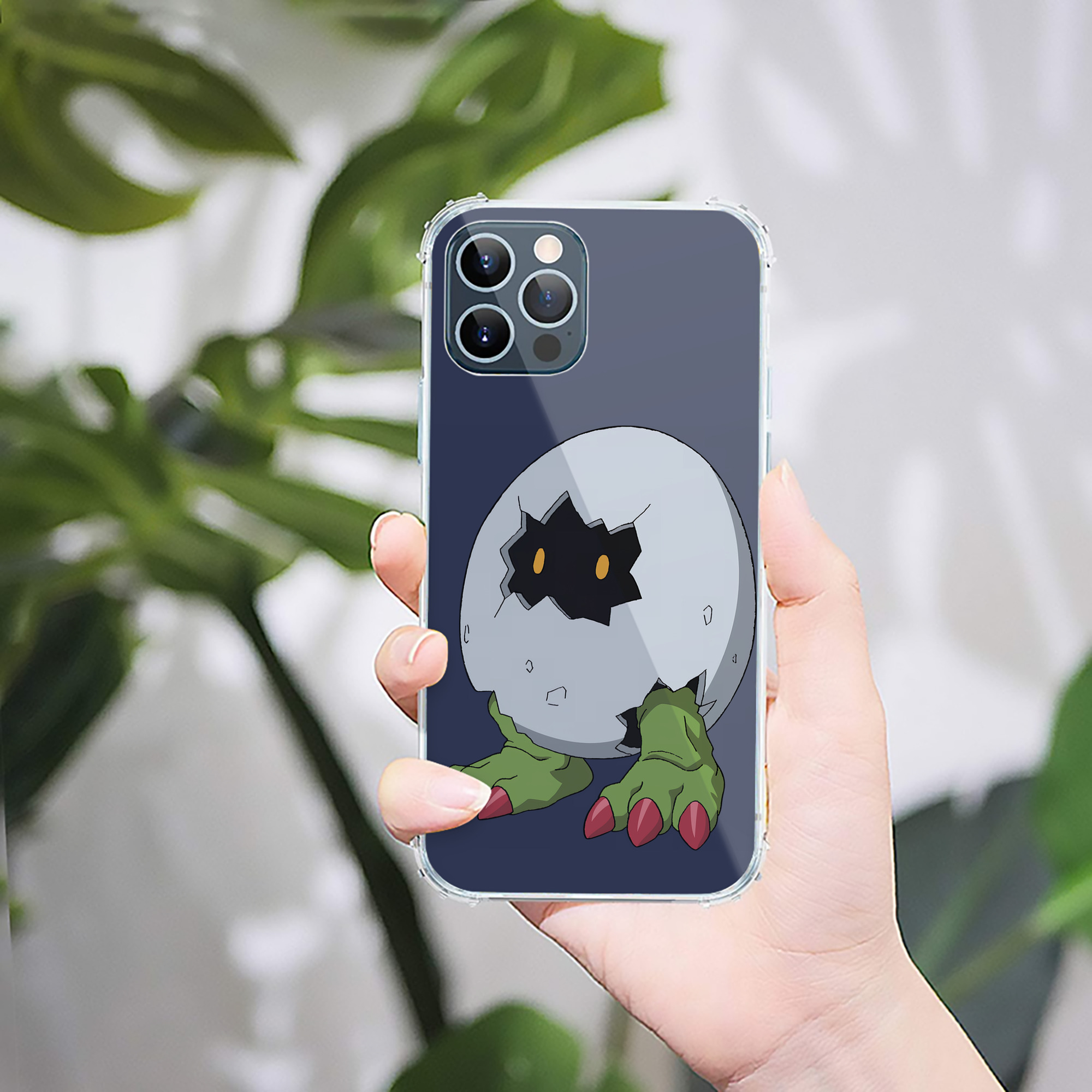 （画像用） Digimon デジタルモンスター/デジモン 【iPhone 12シリーズ対応】透明スマホケース（クリアソフトケース）